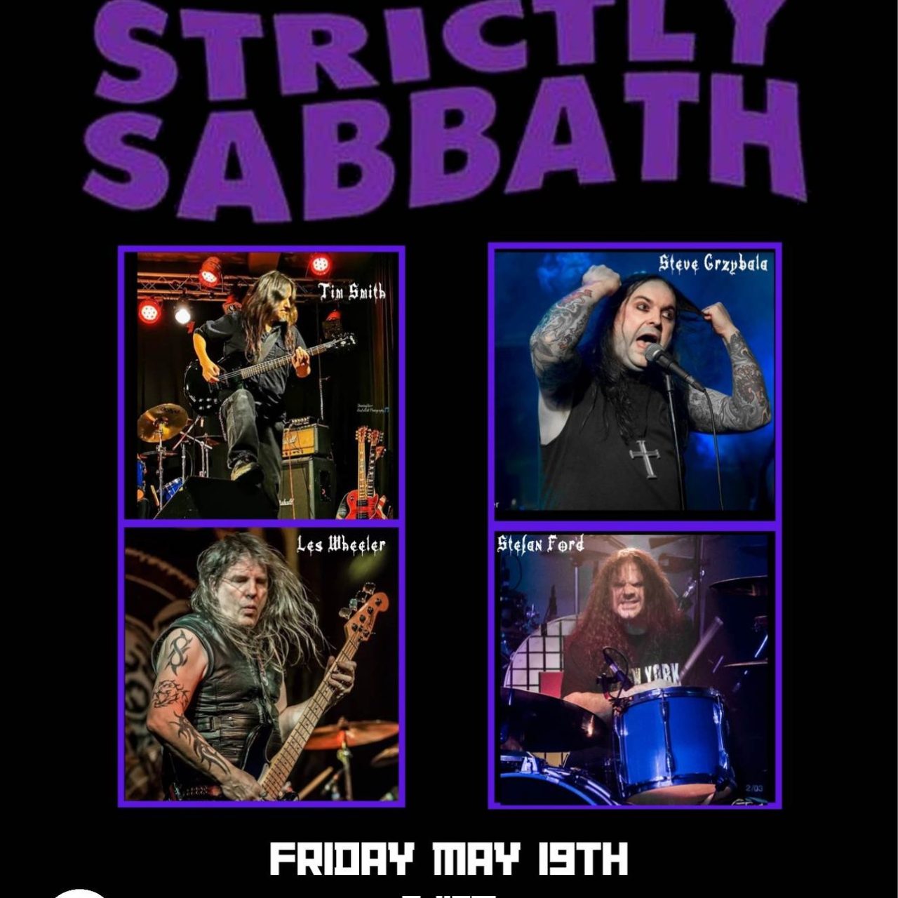 STRICTLY SABBATH – Black Sabbath Tribute Band