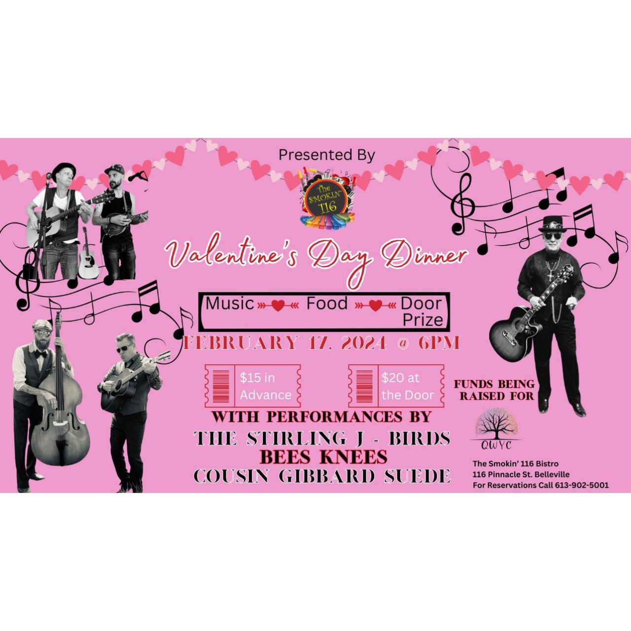 Valentine’s Day Dinner and Fundraiser Show
