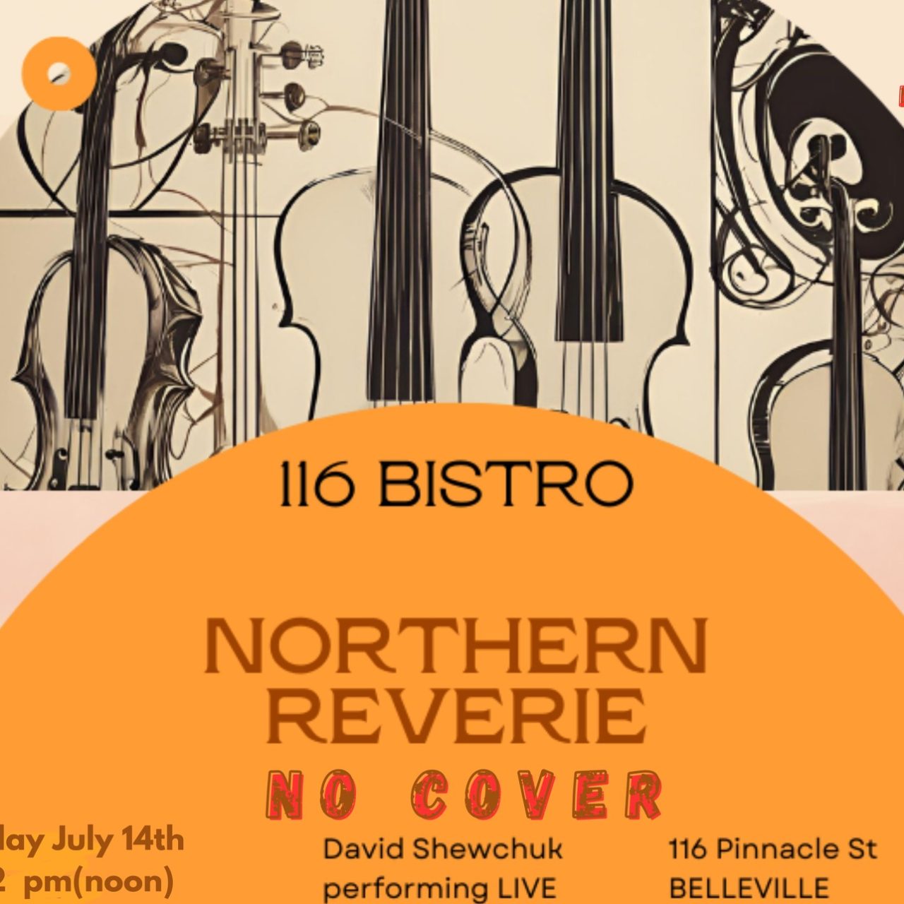 NORTHERN RIVERIE – Dave Shewchuk @ The Smokin’ 116 Bistro