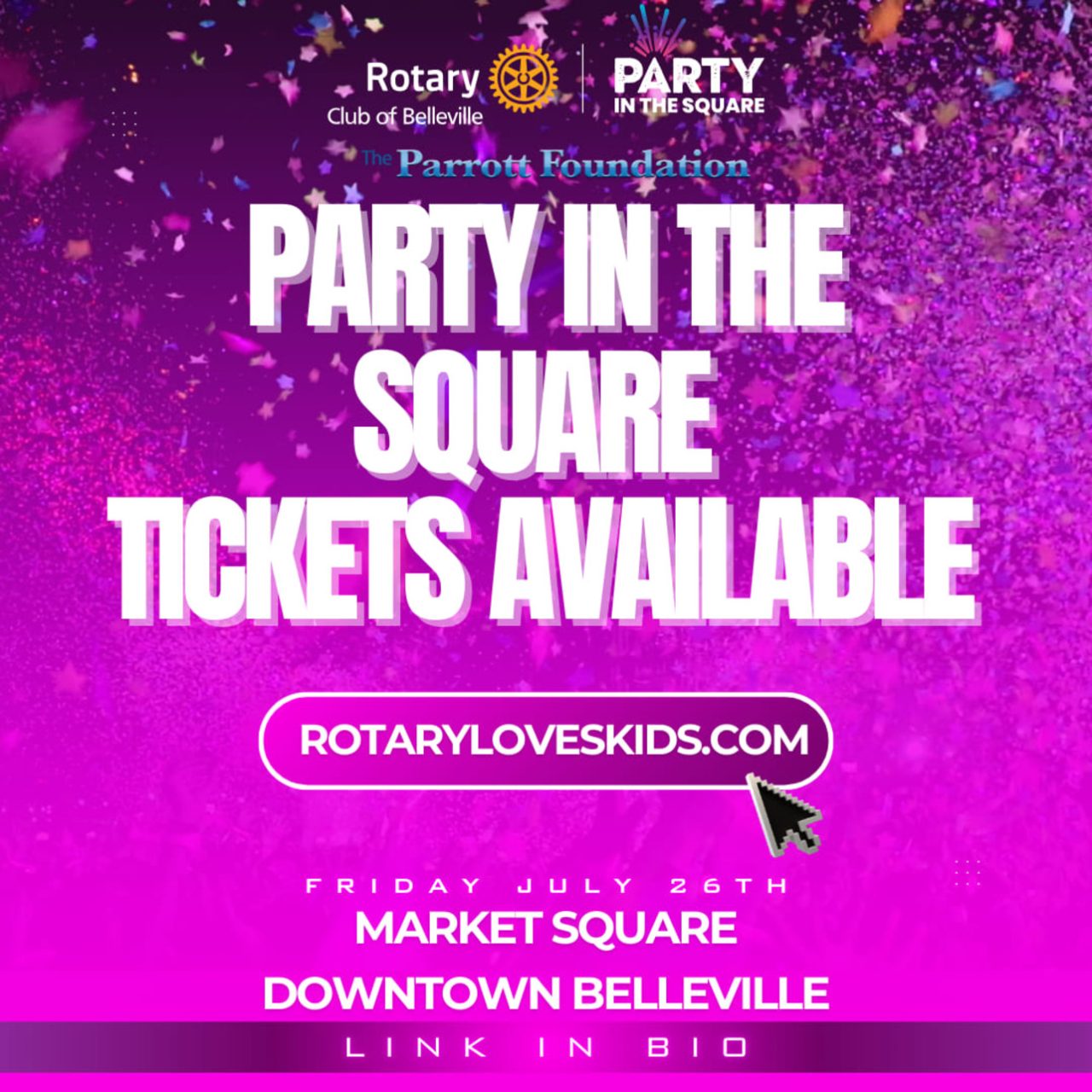 Rotary Loves Kids – Party in the Square