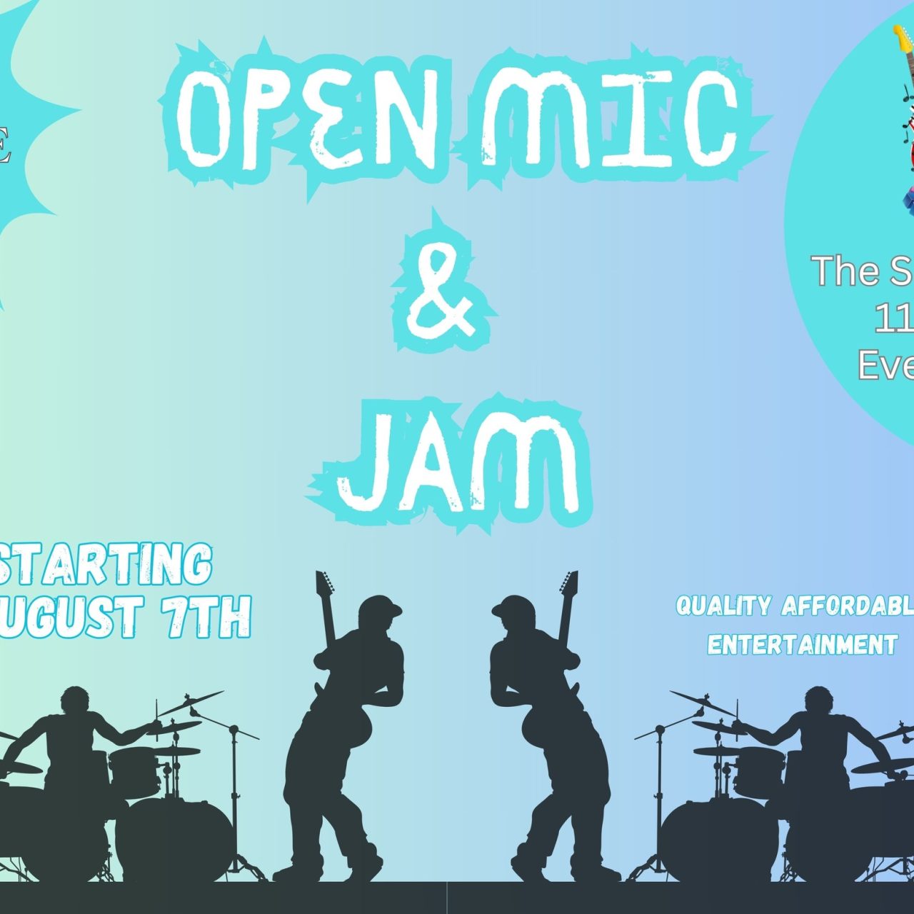 Open Mic & Jam @ The Smokin’ 116 Bistro