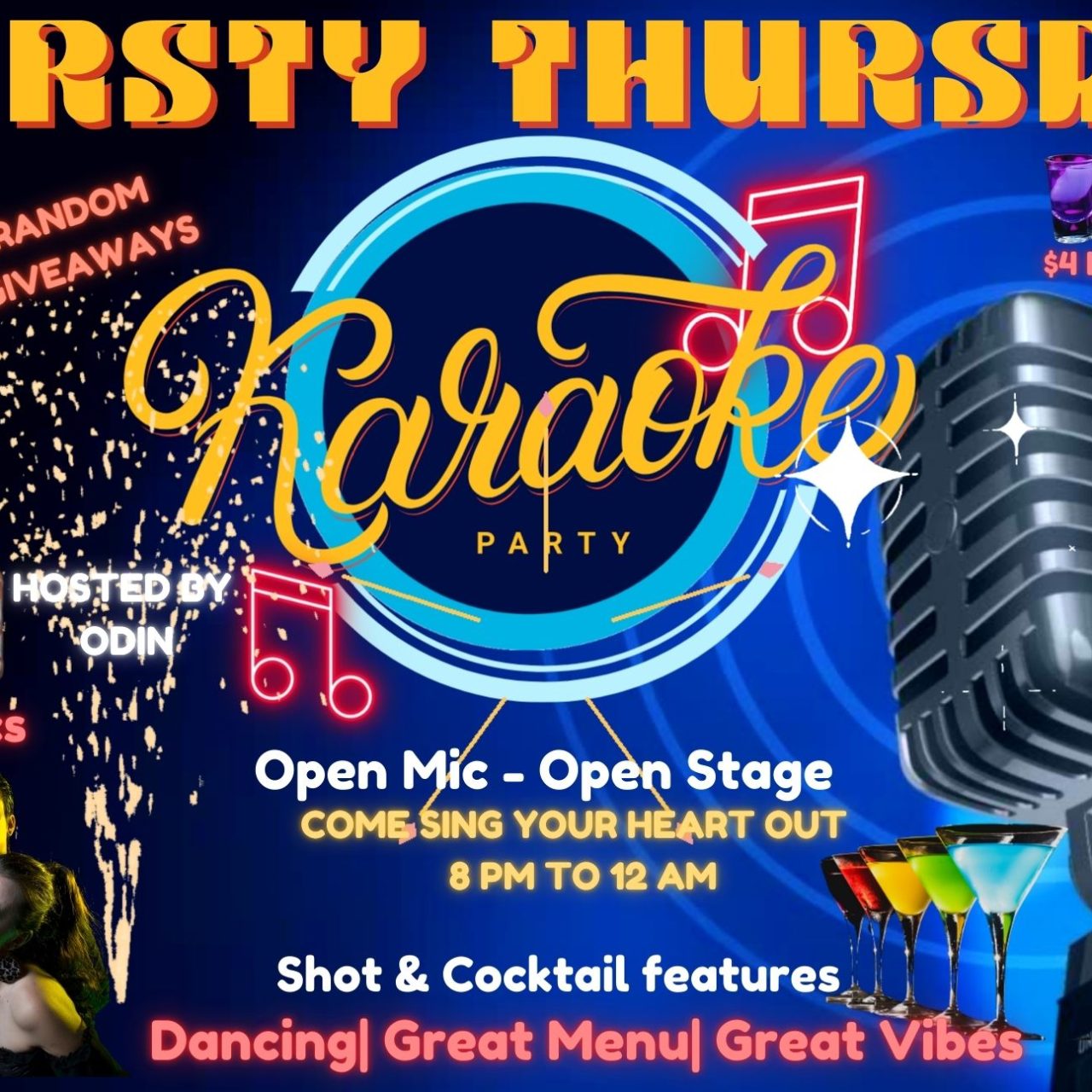 Thirsty Thursday Karaoke @ The Smokin’ 116 Bistro